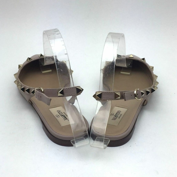 VALENTINO Rockstud Slingback sandals sz 7 - Picture 7 of 13